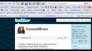 Conan Obrien Twitter Growth