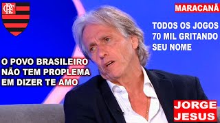 JORGE JESUS CONTOU POR QUE SAIU DO FLAMENGO EM ENTREVISTA !