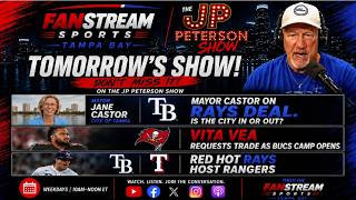 RAYS DEAL DEAD OR ALIVE? TB Mayor Jane Castor Joins JP, Vita Vea Wants Out as Bucs Camp Opens