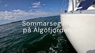 Sommarsegling på Älgöfjorden