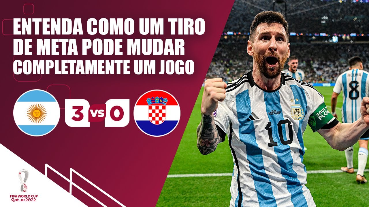 Argentina 3 x 0 Croácia 🏆 Copa do Mundo Catar 2022 ⚽ melhores