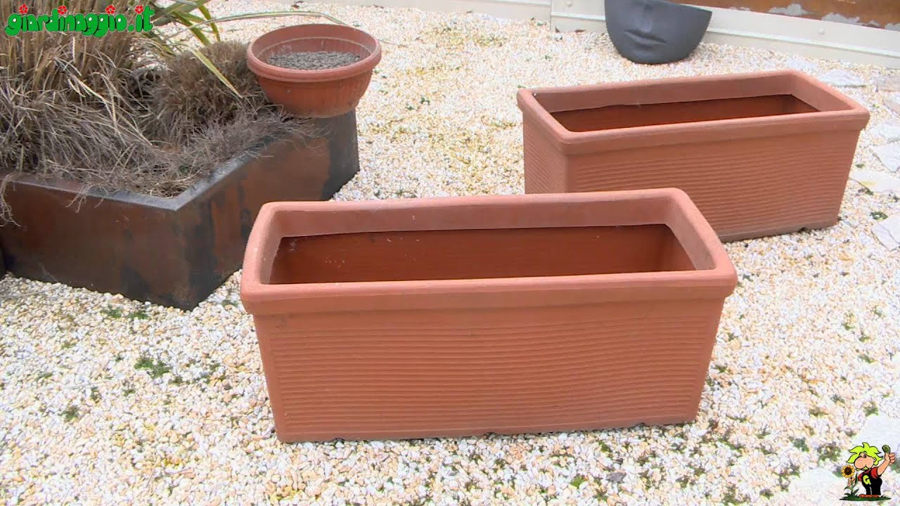 Giardino in terrazzo:scelta vasi o vasche e riempimento youtube