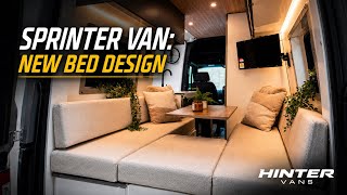 Inside Our MWB Sprinter: New Couch Bed Design