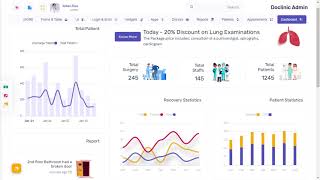 Hospital Dashboard Bootstrap Admin Templates with RTL Light Theme