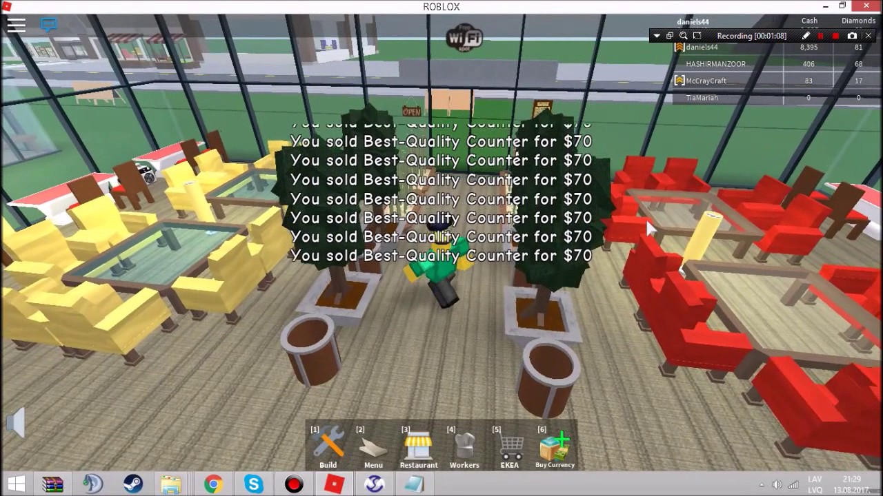 Roblox Restaurant Tycoon Hack Youtube - roblox restaurant tycoon money hack