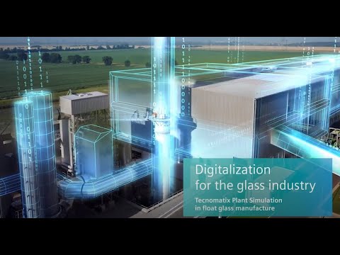 Tecnomatix Plant Simulation in float glass manufacturing industry