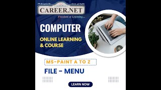 “MS Paint File Menu Tutorial in Hindi | Computer Basics Course”