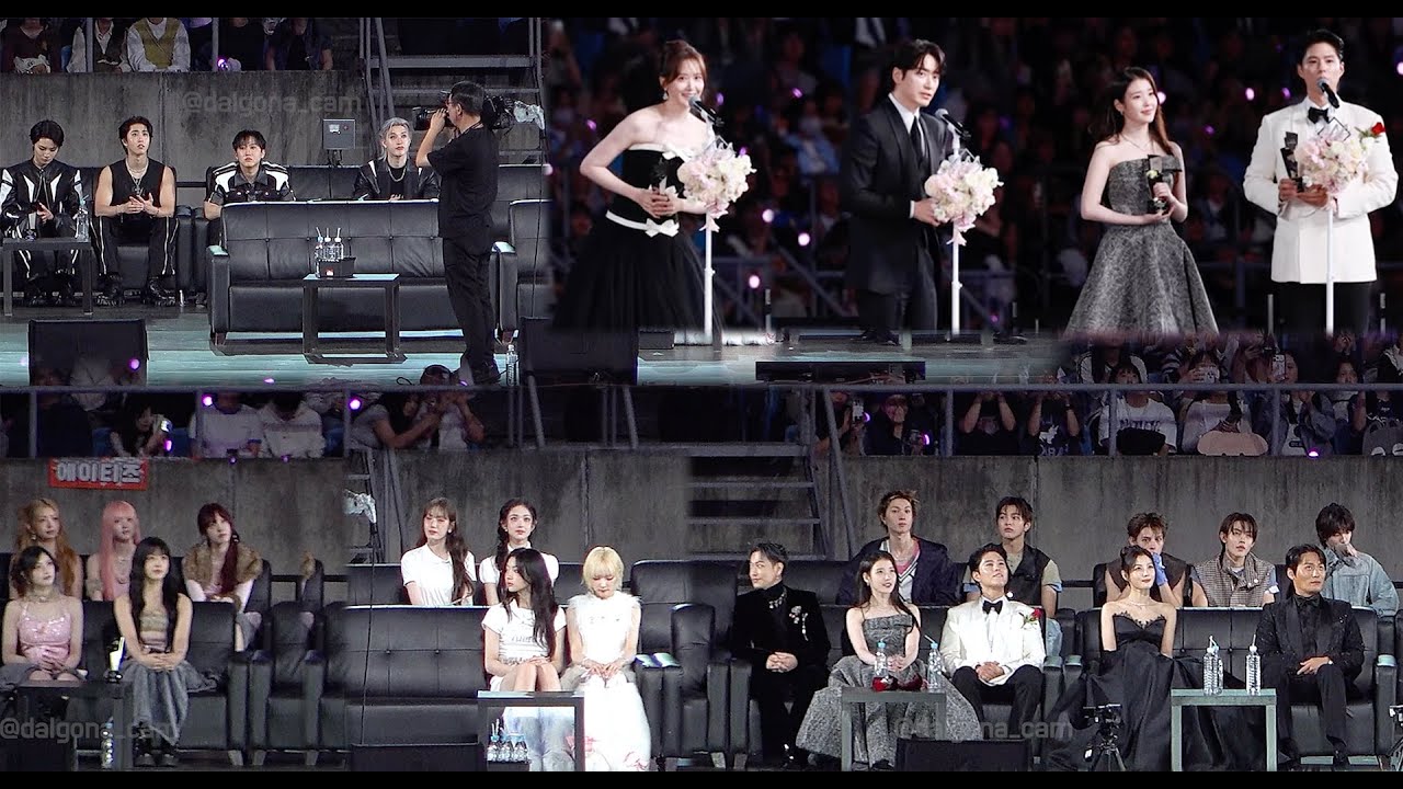 윤아 이준혁 'Best Artist'/아이유&박보검 'Best Couple'수상 Reaction [Stray Kids ATEEZ IVE Cortis KiiiKiii]/2025AAA