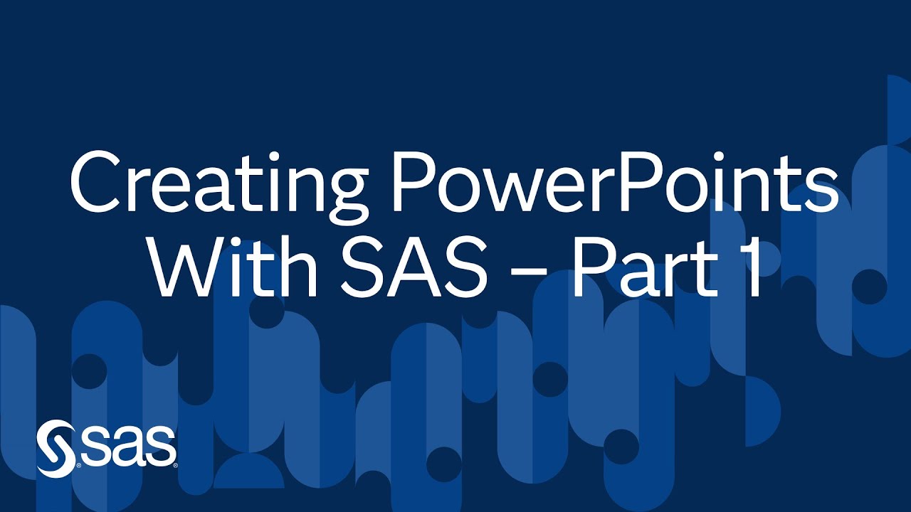 Creating PowerPoints with SAS - 1 | Ask the Expert - YouTube