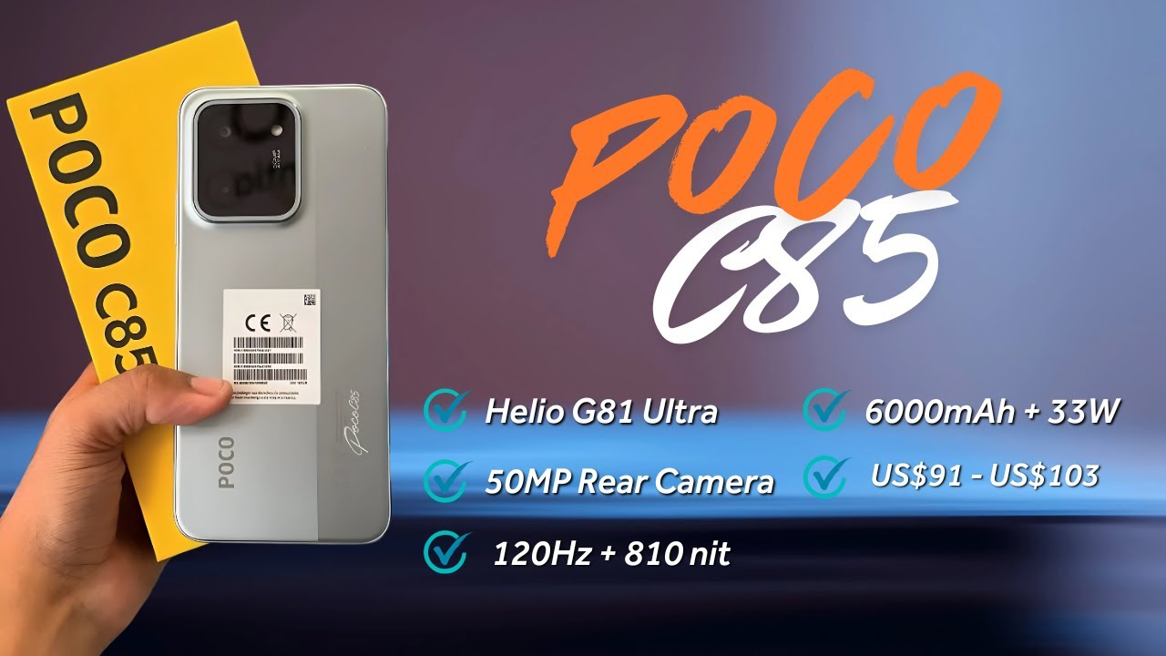POCO C85 Leaked, Set to Debut This Month - Officially Priced at