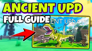 Ancient Update Guide In Raise Animals Roblox - New Cretaterra Biome, 10 Dinosaurs & Egg Incubator