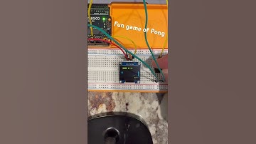 Wrote a game of Pong in C for the new OLED. #arduinoproject #pong #oleddisplay #code