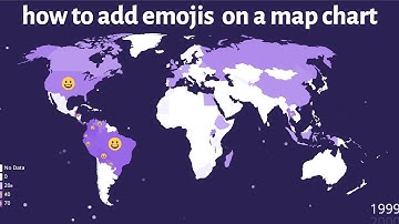 Make STUNNING Map Chart Races With Emojis in 5 Minutes