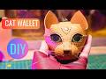 Creating a Handmade Leather Cat Wallet with Detailed Sewing - Leathercraft
