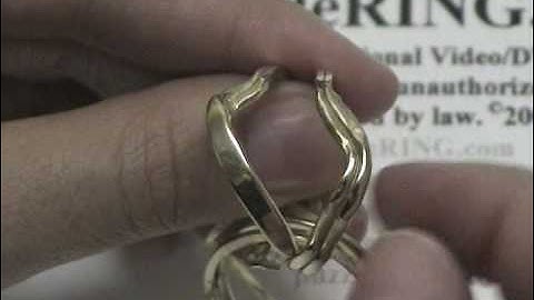 Puzzle Ring Solution for 7 Band REGULAR Puzzle Rings 7B141