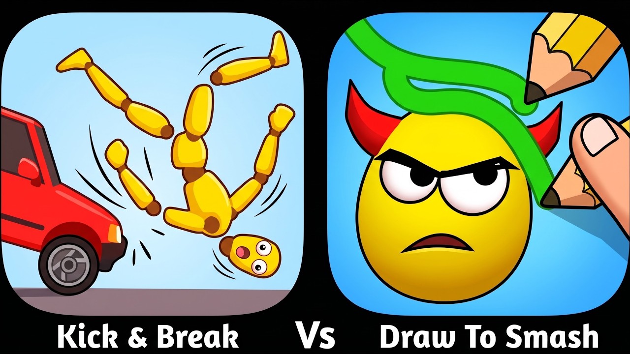 Kick Reference Drawug Kick & Break Vs Draw To Smash - Android Gameplay Walkthrough - YouTube