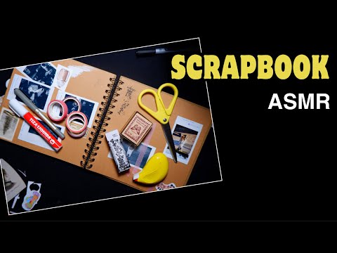 ASMR Portugal: Scrapbook com fotos pessoais | photo album scrapbook