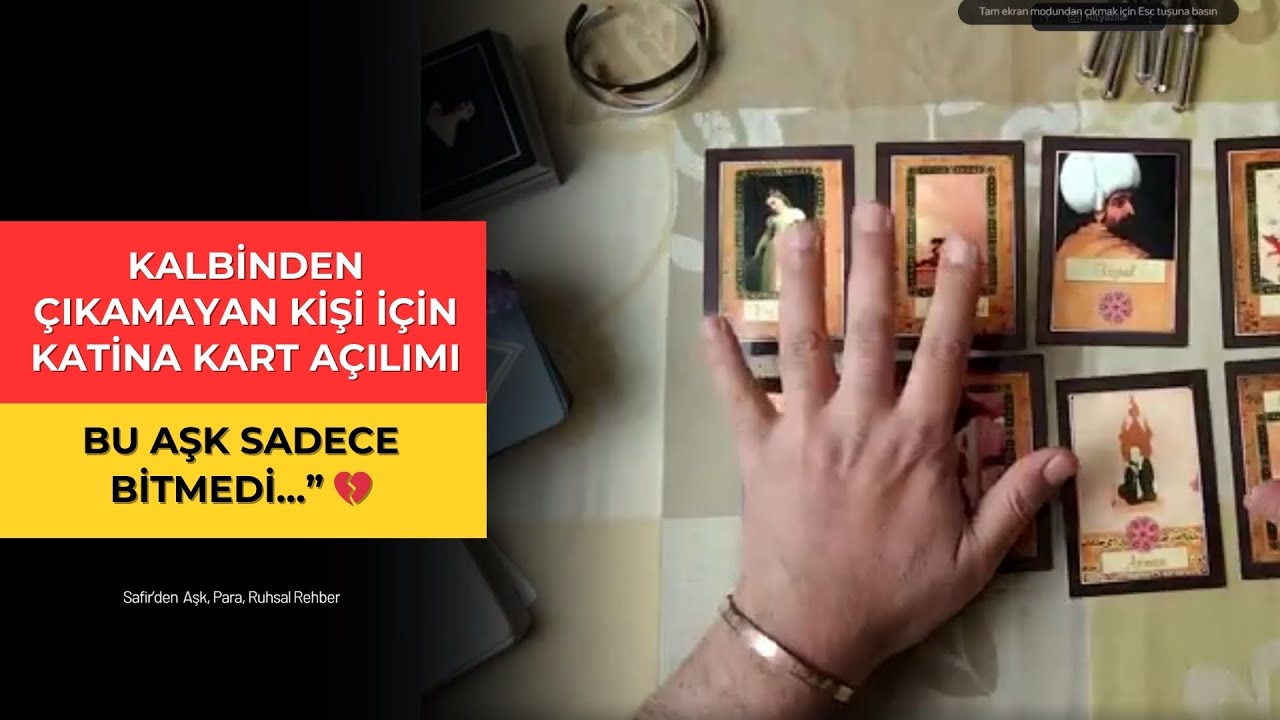 Bu Aşk Sadece Bitmedi… İçinden Çıkamadın | Katina Kart Açılımı 💔 Safir Anlatıyor