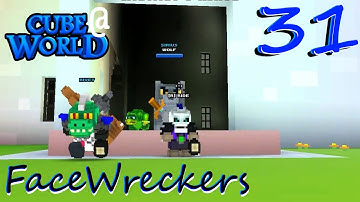 FaceWreckers - 31 - Catacombs and Castles - Alpha Gameplay Multiplayer Cubeworld LP