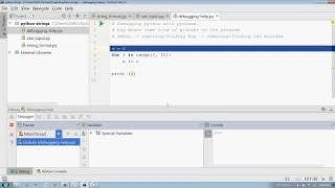 Python introduction to debugging with Pycharm in Hindi