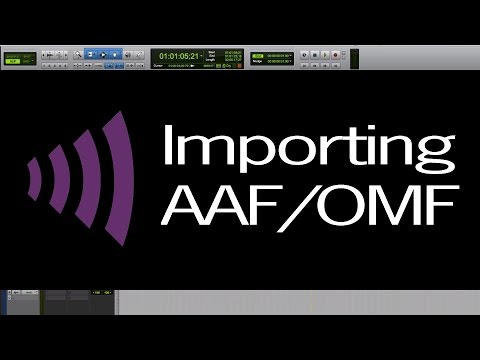 Tutorial 3: Importing Picturelock and AAF/OMF - Post-Production Audio Workflow Series