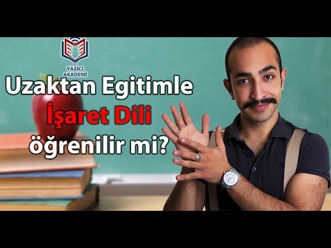 Yazıcı Akademi Mesut Yazıcı Uzaktan Eğitim ile İşaret Dili Eğitimi