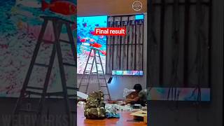 Indoor LED Video Wall Solutions 🔥 | Fabrication to Final Display #Shorts