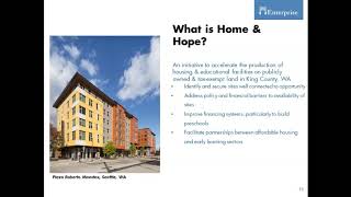 HOME & HOPE Pairing Housing & Early Childhood Education Facilities