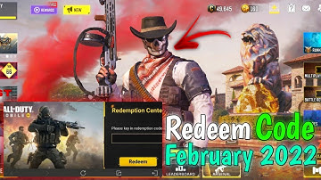 February 2022 New Redeem Code | CODM Codes | Redeem Code COD Mobile 2022