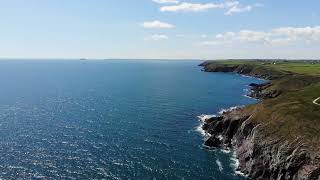 Creaken, Knockadoon Signal Tower and Knockadoon Cliff - 4K Drone Footage.