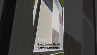Rang Litia Fluted Acrylic Laminates