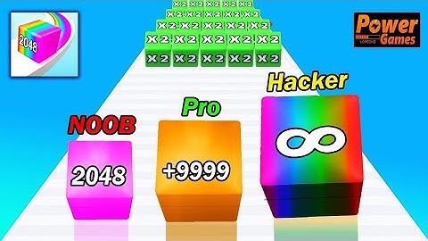 JELLY RUN 2048 - BIG UPDATE , Infinity Mode! - Android Gameplay - POWER GAMES