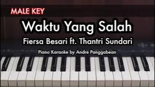 (ORIGINAL KEY) Waktu Yang Salah - Fiersa Besari ft. Thantri | Piano Karaoke by Andre Panggabean