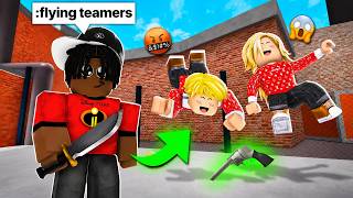 TROLLING TOXIC TEAMERS IN MM2 (Murder Mystery 2)