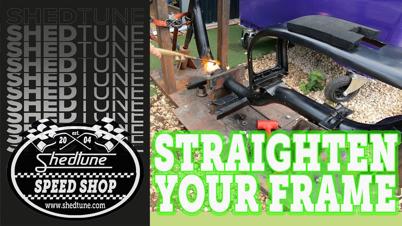 SHEDTUNE FRAME STRAIGHTENING AT JG SCOOTERS YouTube