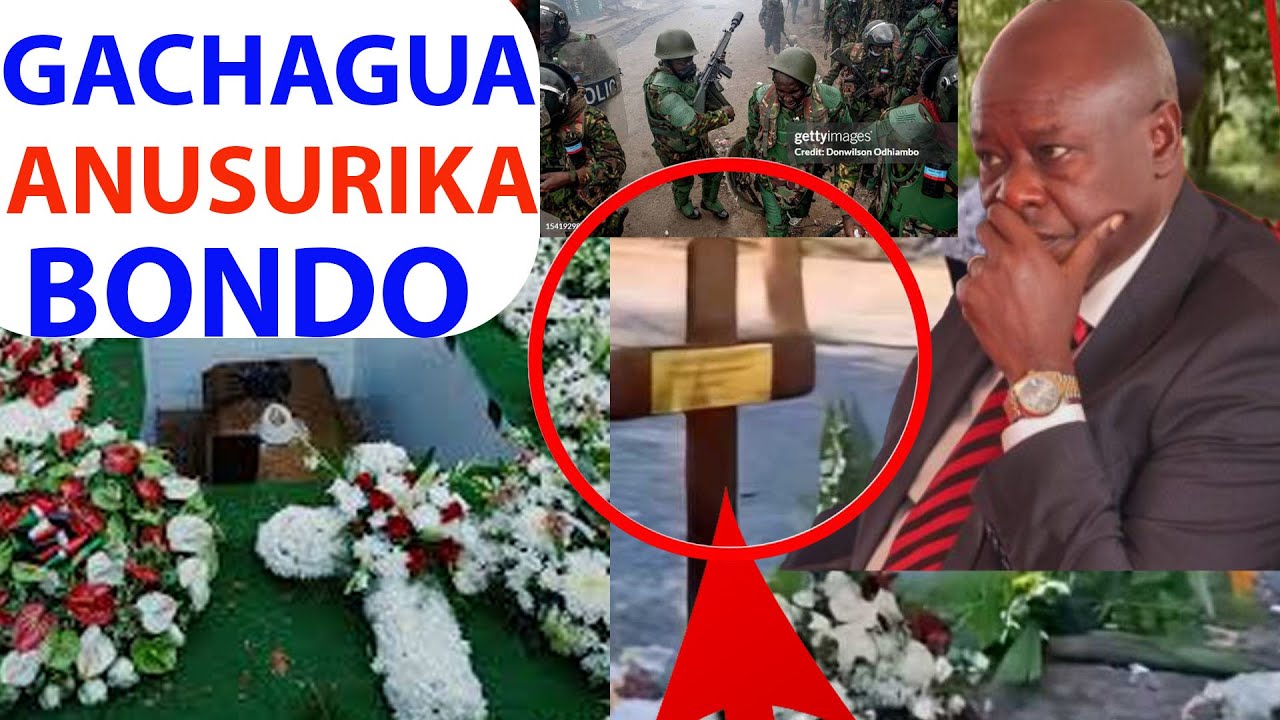 Breaking News: Gachagua Ang'olewa Mbio Nyumbani Mwa Raila Odinga Anusurika