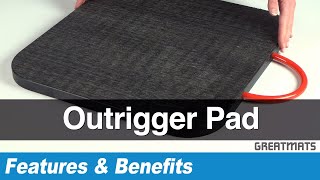 This is our outrigger pad.  Available in 6 different sizes and 3 different thicknesses, this particular example is 18x18 inches and one inch thick. 

Shop Ground Protection Mats: https://www.greatmats.com/ground-protection-mats.php

Among its best features are its safety orange handles and safety textured surface tread.

The waterproof material will not splinter, warp or delaminate. The compact and reversible pad is lightweight for easy portability.

#GreatGroundProtection #OutriggerPad #OutriggerMat