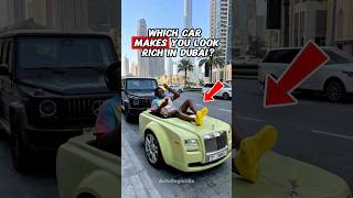 Which Car Makes You Look Rich in Dubai? 💰🔥🚗 #shorts # #automobile #dubai #car #money #viral