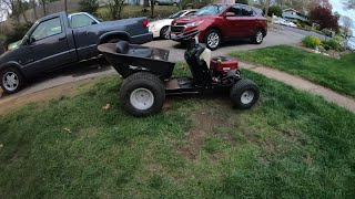 little deuce mower Part3 #diy #rideontoys #ratrodmower #funstuffs #tractor