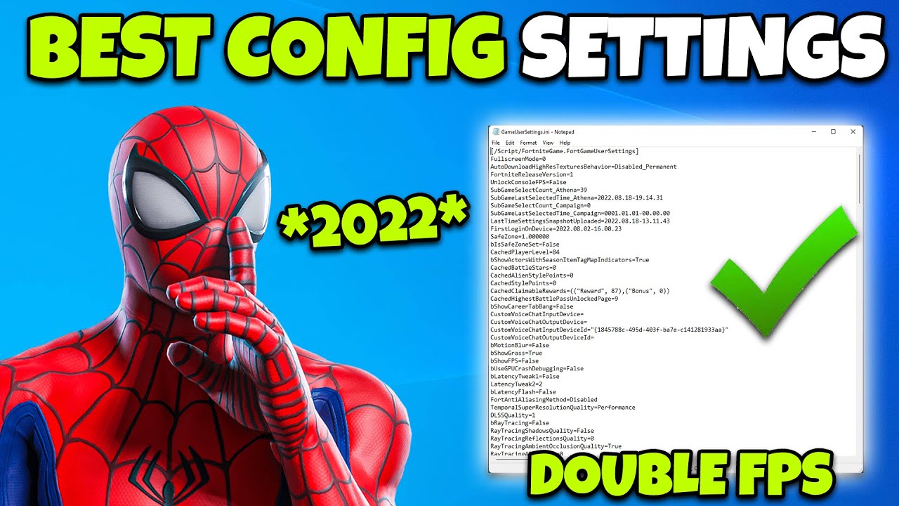 Best Config File Settings Fortnite Low End PC – Increase FPS & Performance!