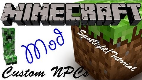 Minecraft Spotlight: CUSTOM NPCS (1.6.4) -=Mod Showcase & Tutorial=-
