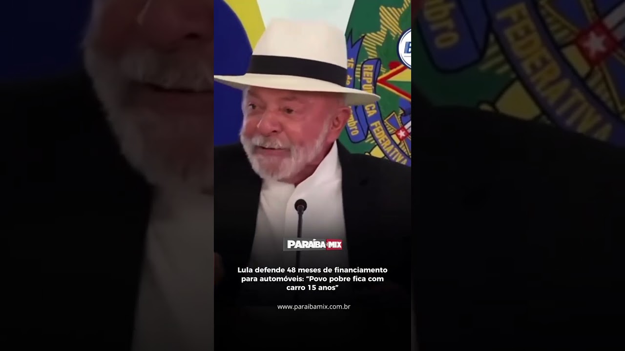 Lula defende 48 meses de financiamento para automóveis: "Povo pobre fica comcarro 15 anos"