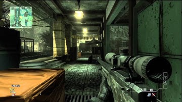 MW3 L118A Sniper Quickscoping Gameplay Kill confirmed on Bootleg