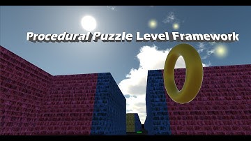 Procedural Puzzle Level Framework in Unity