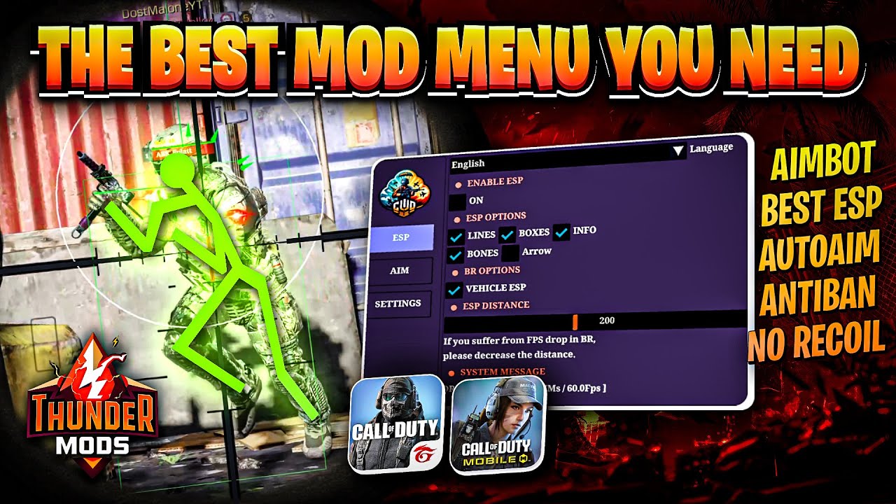 🚀Call of duty mobile mod menu 2025 Global/Garena/VNG Best hacks & Cheats