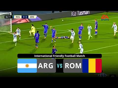 International Football | Argentina vs Romania | Friendly Match On April 25, 2026 | FIFA23 Gameplay