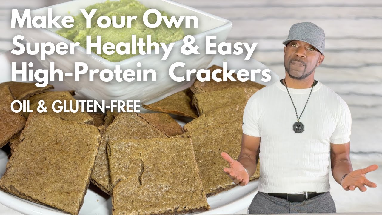 Vegan High Protein Lentil-Hempseed Crackers - Oil & Gluten-Free!