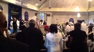 Judy Peterson at her Aunt Fannie Home Going Celebration