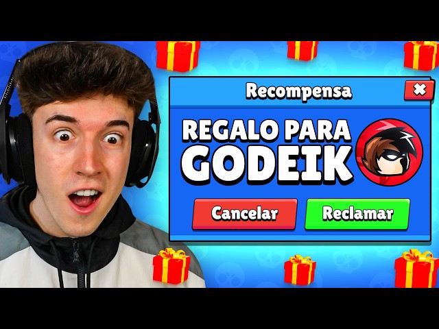 BRAWL STARS ME HACE un REGALO EXCLUSIVO POR SER GODEIK