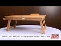 Homeshop18.com- SG MultiPurpose Wooden Laptop E-Table Homeshop18.com- SG MultiPurpose Wooden Laptop E-Table
